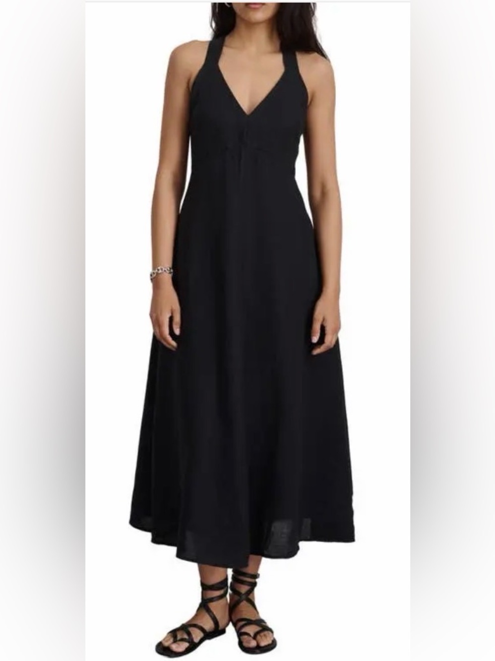 Alex Mill Black Linen Dress